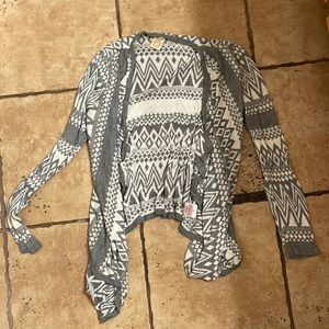 Faded Glory Aztec Cardigan medium